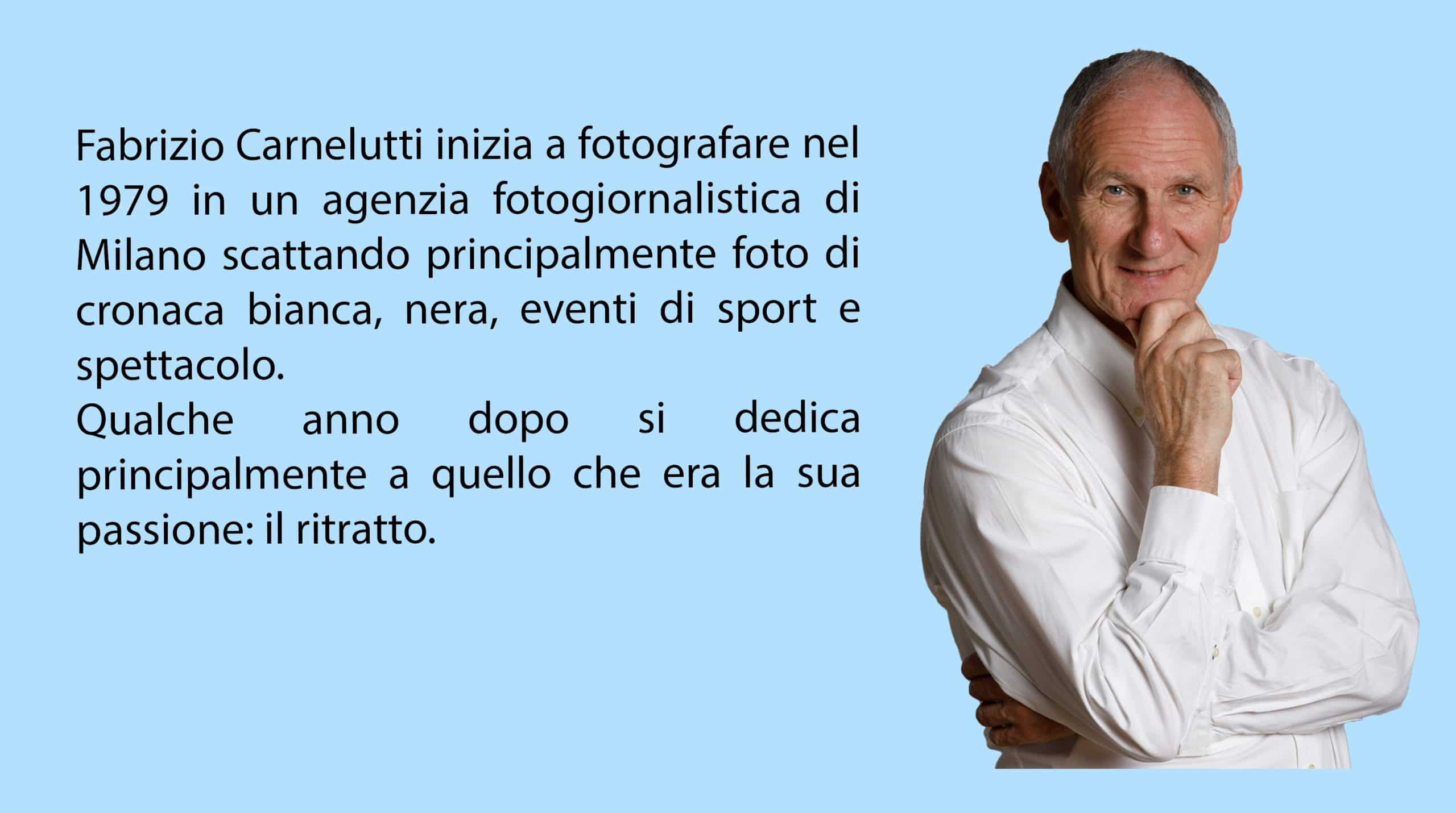 Serata studio: La luce nel ritratto con Fabrizio Carnelutti